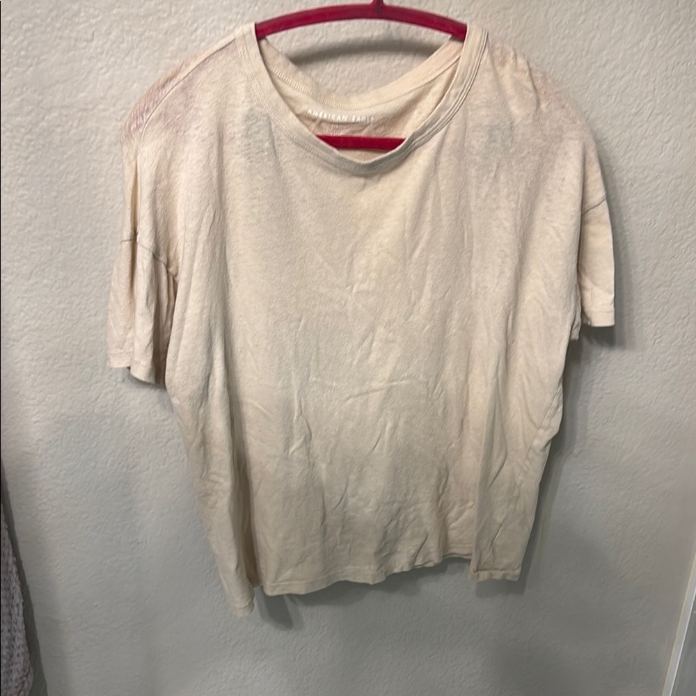 Cream Women's Top